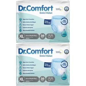 Dr.Comfort Yetişkin Bezi Emici Külot Ekstra Büyük XL 60 Adet 2Pk x 30