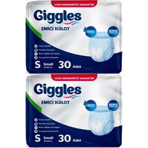 Giggles Yetişkin Bezi Emici Külot S - Küçük - Small 60 Adet