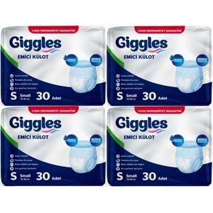 Giggles Yetişkin Bezi Emici Külot S - Küçük - Small 120 Adet