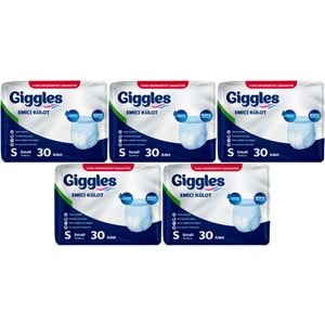 Giggles Yetişkin Bezi Emici Külot S - Küçük - Small 150 Adet