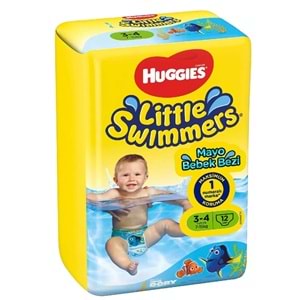 Huggıes Little Swımmers Mayo Bebek Bezi 3-4 Beden 7-15 KG 60 Adet 5Pk*12