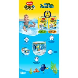 Huggıes Little Swımmers Mayo Bebek Bezi 3-4 Beden 7-15 KG 60 Adet 5Pk*12
