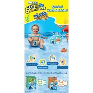 Huggıes Little Swımmers Mayo Bebek Bezi 5-6 Beden 12-18 KG 55 Adet 5PK*11