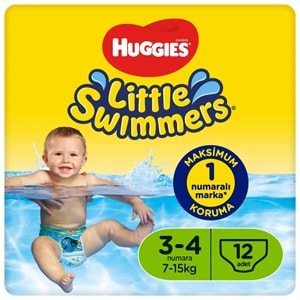 Huggıes Little Swımmers Mayo Bebek Bezi 3-4 Beden 7-15 KG 144 Adet 12PK*12