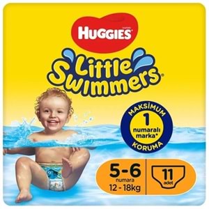 Huggıes Little Swımmers Mayo Bebek Bezi 5-6 Beden 12-18 KG 132 Adet 12PK*11
