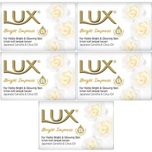 Lux Sabun 80GR Bright Impress (Etkileyici Parlaklık) (5 Li Set)