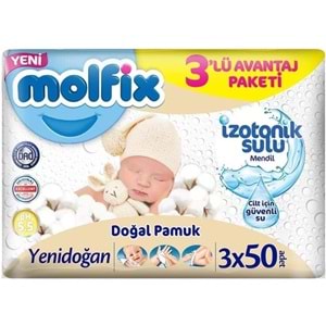 Molfix Premium Bebek Bezi 3 Beden 4-9 KG Midi 188 Adet Ultra Fırsat Pk + 3 Adet Islak Mendil