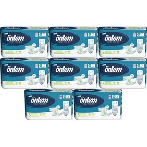 Önlem Yetişkin Bezi Bel Bantlı Tekstil Yüzey S - Small - Küçük 240 Adet (8PK*30)