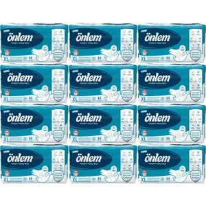 Önlem Yetişkin Bezi Bel Bantlı Tekstil Yüzey XL - Extra Large - Ekstra Büyük 360 Adet (12PK*30)