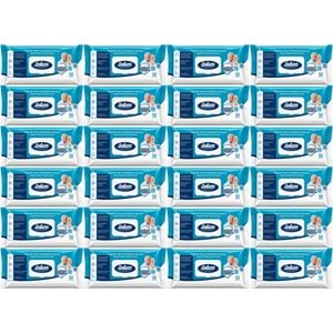 Önlem Hijyenik Vücut Temizleme Islak Mendil Havlu 1200 Yaprak (24PK*50)