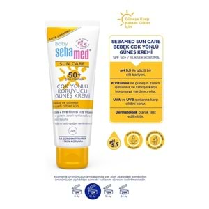 Sebamed Baby Sun Care Güneş Kremi 75ML 50+ Çok Yüksek Faktör Çoçuk (3 Lü Set)