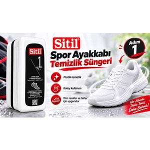 Sitil Spor Ayakkabı Temizleme Süngeri 75 ML (9 Lu Set)