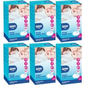 Wee Baby Klasik Göğüs Pedi (40 Lı) 240 Adet (6PK*40)