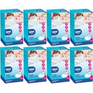 Wee Baby Klasik Göğüs Pedi (40 Lı) 320 Adet (8PK*40)