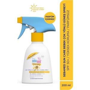 Sebamed Sun Care Bebek Güneş Losyonu Kremi Sprey 50+ 200ML PARFÜMSÜZ (Hassas Ciltler) (6 Lı Set)