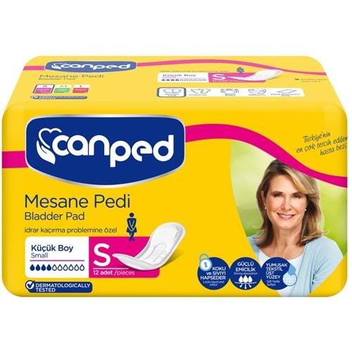 Canped Mesane Pedi Klasik S - Küçük - Small (İç Adet 12 Li) Tekli Paket