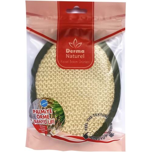 Derma Naturel Örme Banyo Yüz Lifi (15*24CM) MS-02