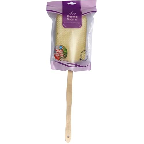 Derma Naturel Palmiye Örme Sopalı Banyo Sırt Lifi (8*24CM) MS-09