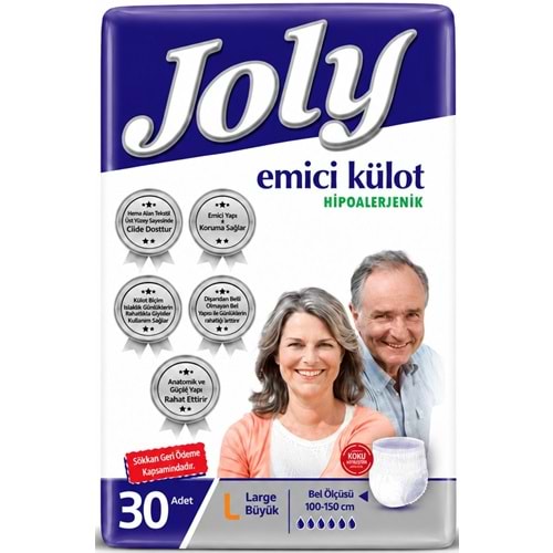 Joly Emici Külot Yetişkin Bezi L - Büyük - Large 30 Adet