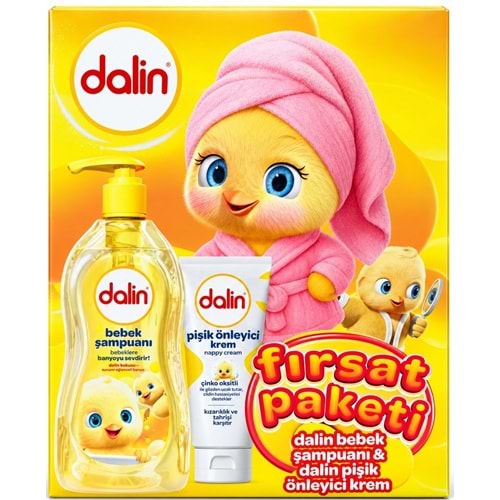 Dalin Bebek Şampuanı 700 ML + Pişik Önleyici Krem 100 ML Fırsat Paketi