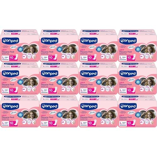 Canped Mesane Pedi Ultra L - Large - Büyük - Yoğun 120 Adet (12PK*10)