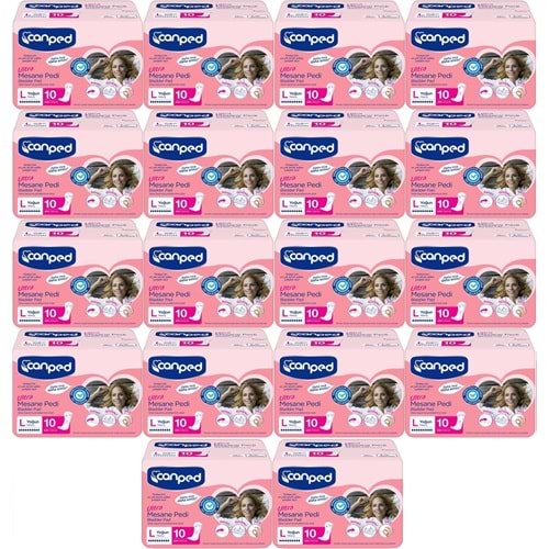 Canped Mesane Pedi Ultra L - Large - Büyük - Yoğun 180 Adet (18PK*10)