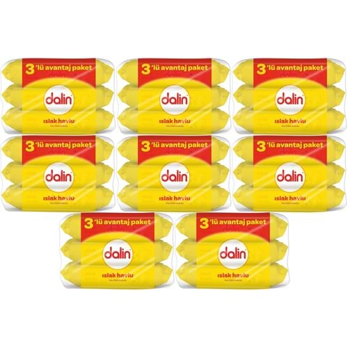 Dalin Islak Havlu Mendil Klasik 56 Yaprak 24 Lü Set (1344 Yaprak)