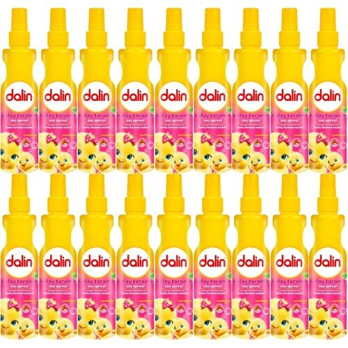 Dalin Kolay Saç Tarama Spreyi 200ML Badem Özlü (18 Li Set)