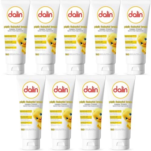 Dalin Pişik öneliyici Krem/Pişik Kremi 100ML (Bebekler İçin) (9 Lu Set)
