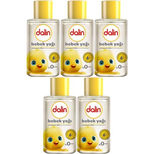 Dalin Bebek Yağı 50ML Klasik Mini (5 Li Set)