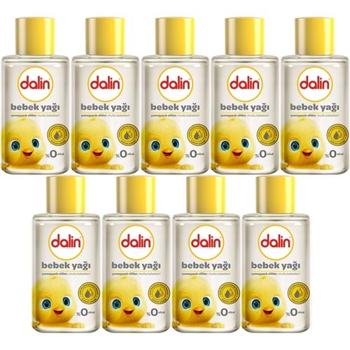 Dalin Bebek Yağı 50ML Klasik Mini (9 Lu Set)