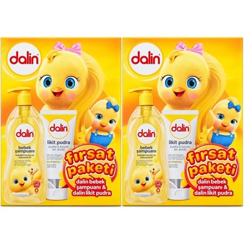 Dalin Bebek Şampuanı 700 ML + Likit Pudra 100 ML Fırsat Paketi (2 Li Set)