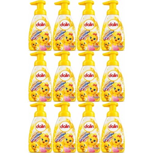 Dalin Köpük Sabun 200 ML Renk Değiştiren (Çocuklar İçin) (12 Li Set)