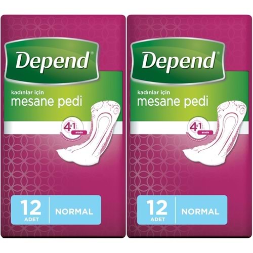 Depend Mesane Pedi Kadın Normal 24 Adet