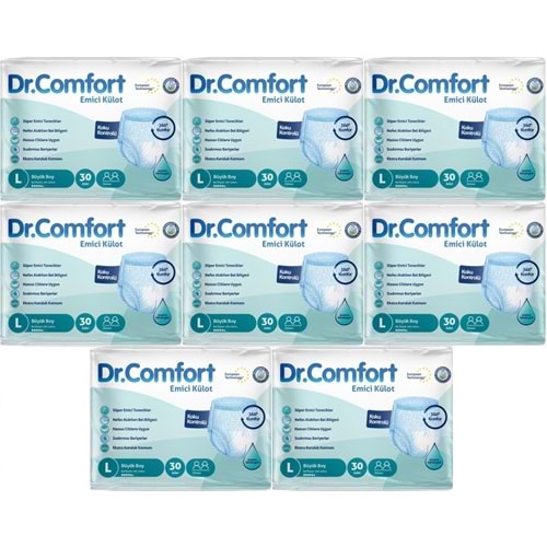 Dr.Comfort Yetişkin Bezi Emici Külot L - Büyük - Large 240 Adet