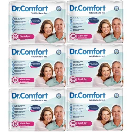 Dr.Comfort Yetişkin Bezi Bel Bantlı Tekstil Yüzeyli M - Orta - Medium 180 Adet