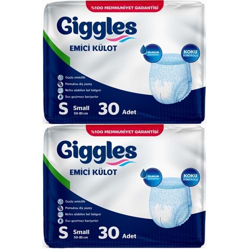 Giggles Yetişkin Bezi Emici Külot S - Küçük - Small 60 Adet