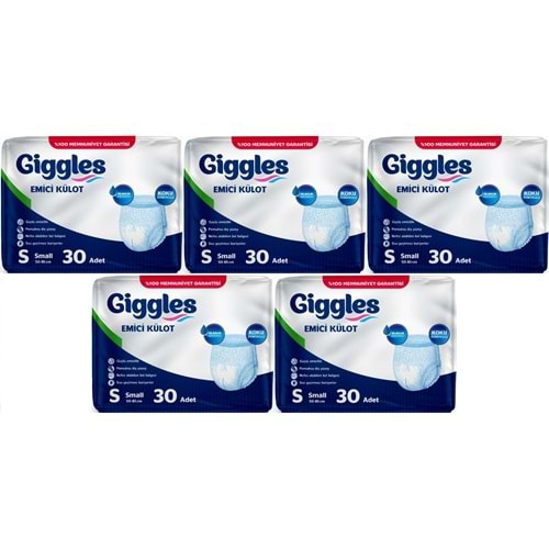 Giggles Yetişkin Bezi Emici Külot S - Küçük - Small 150 Adet