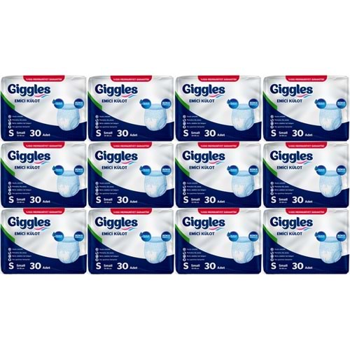 Giggles Yetişkin Bezi Emici Külot S - Küçük - Small 360 Adet