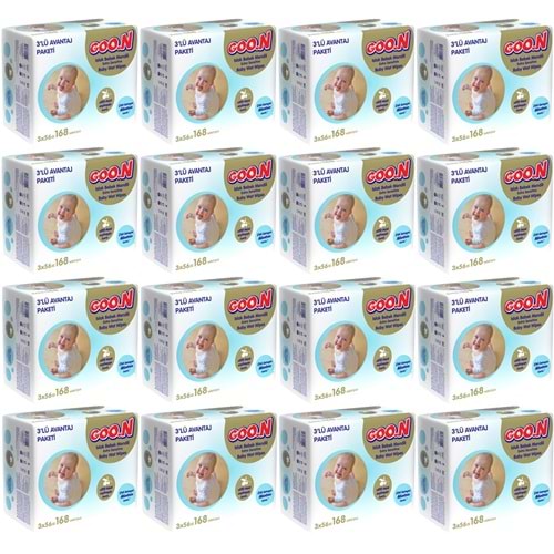 Goon Islak Havlu Mendil 56 Yaprak Sensitive Hassas Cilt 48 Li Set (16PK*3) 2688 Yaprak