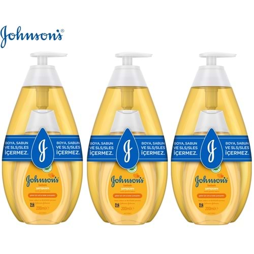 Johnsons Baby Bebek Şampuanı Klasik 750ML+200 Hediye (3 Lü Set)