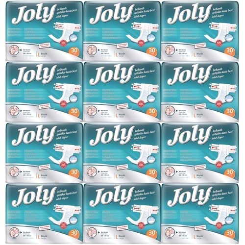 Joly Yetişkin Bezi Bel Bantlı L - Büyük - Large 360 Adet