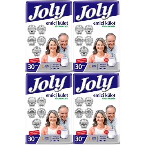 Joly Emici Külot Yetişkin Bezi L - Büyük - Large 120 Adet