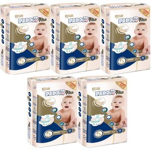Pedo Plus Bebek Bezi 5 Beden 11-25 KG Junior 100 Adet Jumbo MeGa Pk
