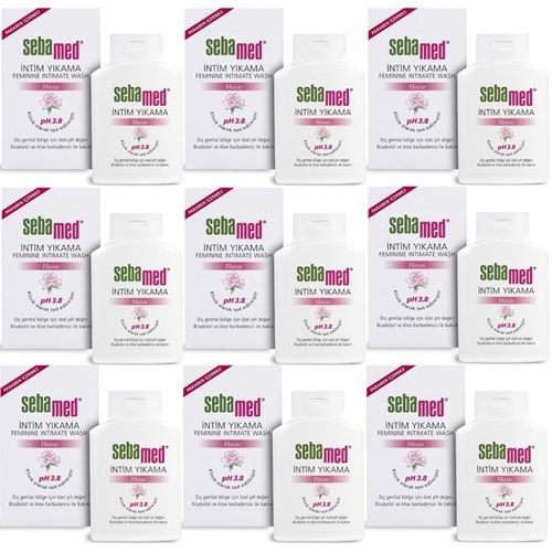 Sebamed İntim Likit 200ML (Genital Bölge Temizleyici) (9 Lu Set)