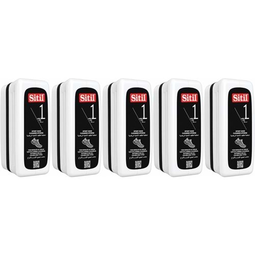 Sitil Spor Ayakkabı Temizleme Süngeri 75 ML (5 Li Set)