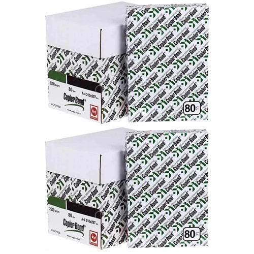 Copier Bond (Ve-Ge) A4 80GR/M2 Fotokopi Kağıdı 5000 Adet (10PK*500)