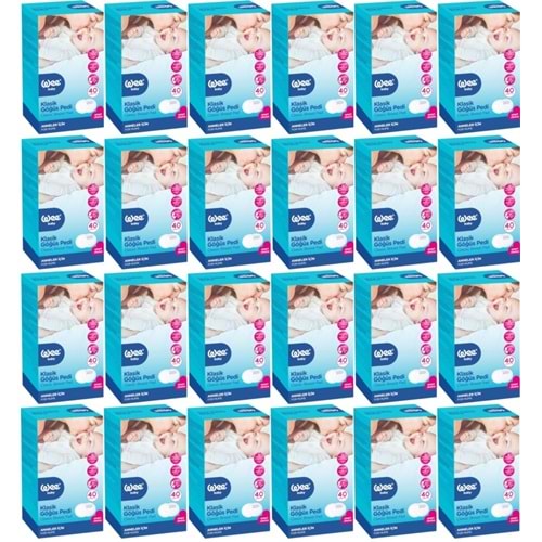 Wee Baby Klasik Göğüs Pedi (40 Lı) 960 Adet (24PK*40)