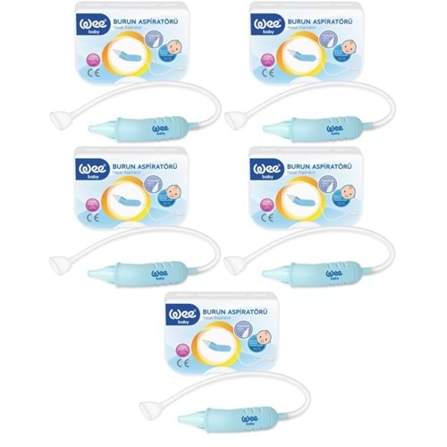 Wee Baby Burun Aspiratörü Nasal (Yeni Saklama Kabı Kutulu) (5 Li Set) (WEE162)