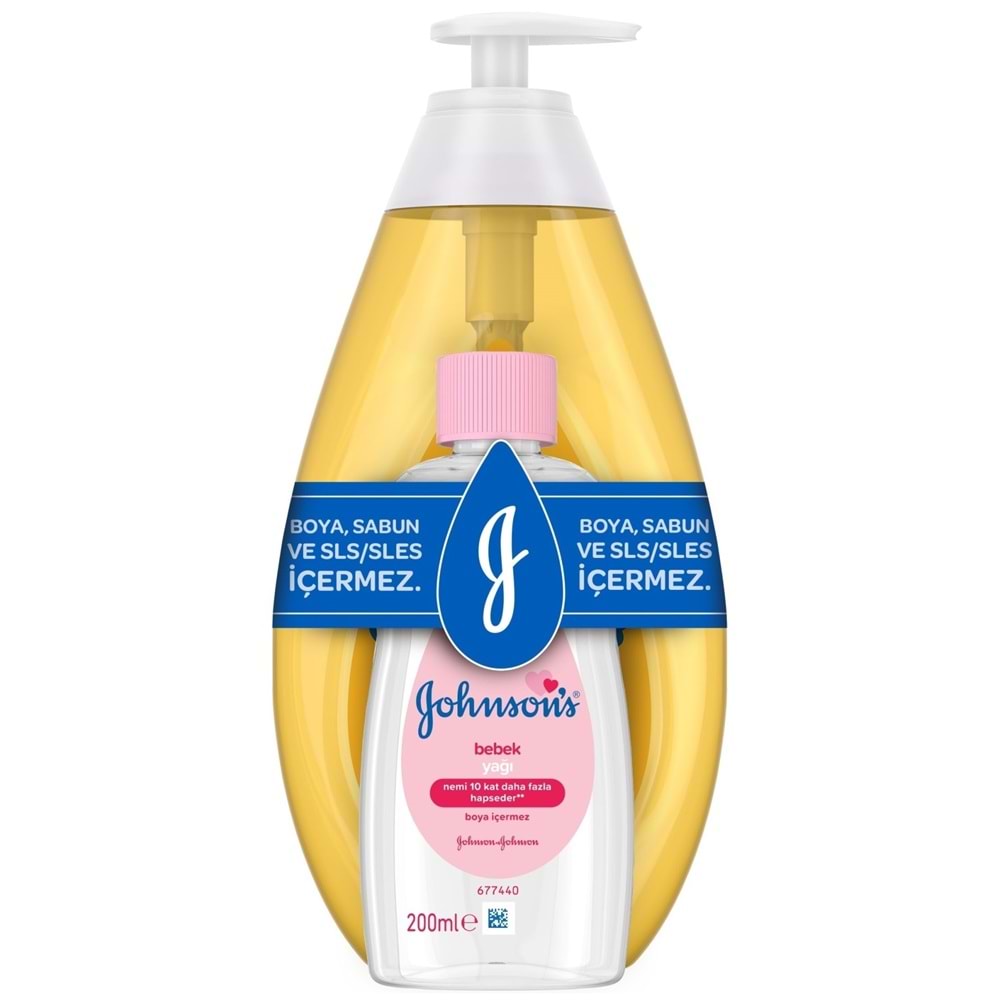 Johnsons Baby Bebek Şampuanı Klasik 750ML + Bebek Yağı 200ML